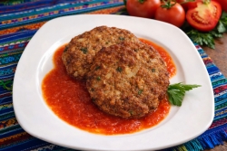 Tortitas de carne molida
